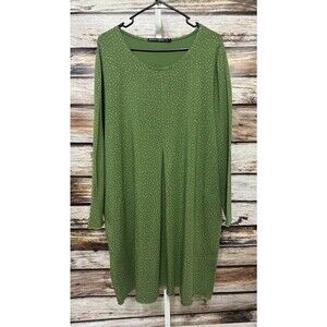 Gudrun Sjoden Green Polka Dot Dress